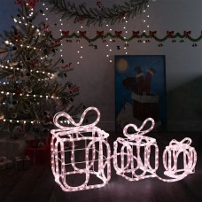 Ziemassvētku dekorācija, dāvanu kastes ar 180 led lampiņām