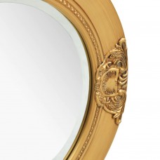 Baroka stila sienas spogulis, 50 cm, zelta krāsā