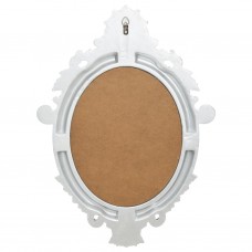 Sienas spogulis, pils interjera stils, 56x76 cm, sudraba krāsa