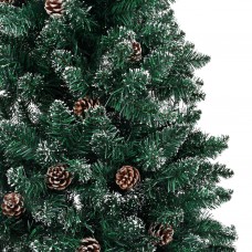 Ziemassvētku egle ar dabīgu koku un sniegu, zaļa, 150 cm
