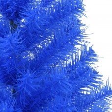 Mākslīgā ziemassvētku egle ar statīvu, zila, 150 cm, pvc