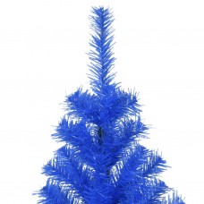 Mākslīgā ziemassvētku egle ar statīvu, zila, 180 cm, pvc