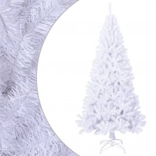 Mākslīgā ziemassvētku egle, biezi zari, balta, 180 cm, pvc