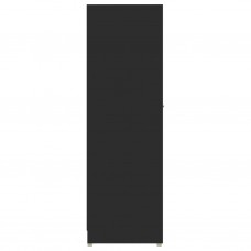 Vannasistabas skapītis, melns, 30x30x95 cm, skaidu plāksne