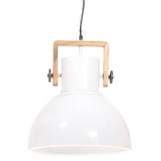 Griestu lampa, industriāls dizains, balta, 25 w, 40 cm, e27