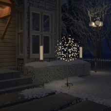 Ziemassvētku koks, 120 led, silti balta gaisma, ķirsis, 150 cm