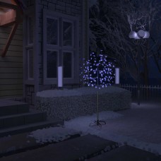 Ziemassvētku koks, 120 led, zila gaisma, ķirsis, 150 cm