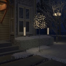 Ziemassvētku koks, 220 led, silti balta gaisma, ķirsis, 220 cm