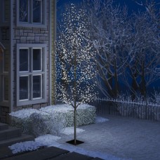 Ziemassvētku koks, 1200 led, auksti balta gaisma, ķirsis, 400cm