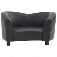 Suņu dīvāns, melns, 67x41x39 cm, mākslīgā āda