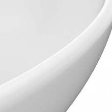 Izlietne, ovāla forma, 40x33 cm, matēta balta keramika