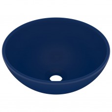 Izlietne, apaļa, 32,5x14 cm, matēta tumši zila keramika