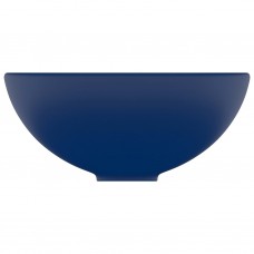 Izlietne, apaļa, 32,5x14 cm, matēta tumši zila keramika