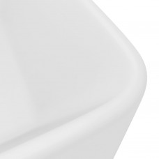 Izlietne, 41x30x12 cm, matēta balta keramika