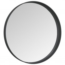 Sienas spogulis, melns, 40 cm