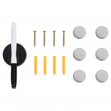 Atslēgu skapītis ar magnētisku tāfeli, balts, 35x35x5,5 cm