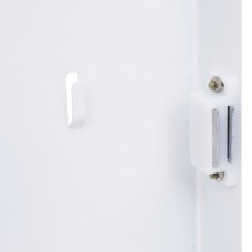 Atslēgu skapītis ar magnētisku tāfeli, balts, 30x20x5,5 cm