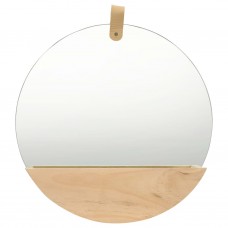 Sienas spogulis, priedes masīvkoks, 35 cm