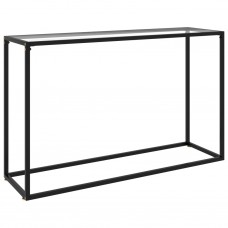 Konsoles galdiņš, 120x35x75 cm, rūdīts stikls, caurspīdīgs