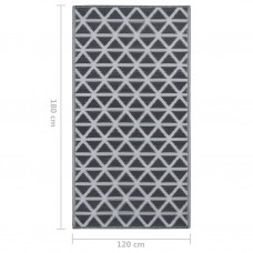 Āra paklājs, 120x180 cm, melns pp