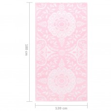 Āra paklājs, 120x180 cm, rozā pp