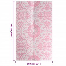 Āra paklājs, 160x230 cm, rozā pp