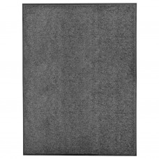 Durvju paklājs, mazgājams, antracītpelēks, 90x120 cm