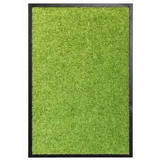 Durvju paklājs, mazgājams, zaļš, 40x60 cm