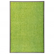 Durvju paklājs, mazgājams, zaļš, 60x90 cm