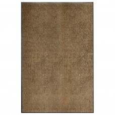 Durvju paklājs, mazgājams, brūns, 120x180 cm