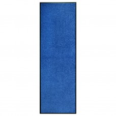 Durvju paklājs, mazgājams, zils, 60x180 cm