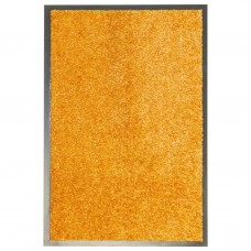 Durvju paklājs, mazgājams, oranžs, 40x60 cm