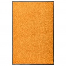 Durvju paklājs, mazgājams, oranžs, 60x90 cm