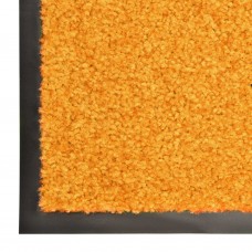 Durvju paklājs, mazgājams, oranžs, 60x180 cm