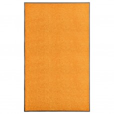 Durvju paklājs, mazgājams, oranžs, 90x150 cm