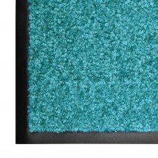 Durvju paklājs, mazgājams, ciānkrāsā, 40x60 cm