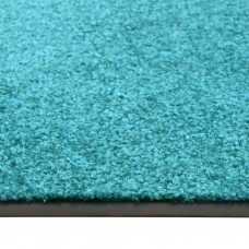Durvju paklājs, mazgājams, ciānkrāsā, 40x60 cm