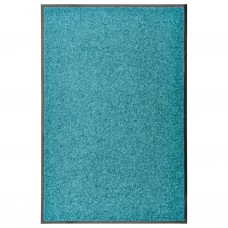 Durvju paklājs, mazgājams, ciānkrāsā, 60x90 cm