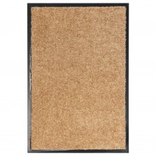 Durvju paklājs, mazgājams, krēmkrāsā, 40x60 cm