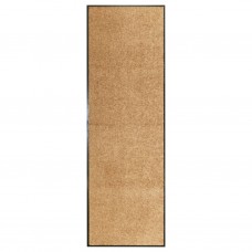 Durvju paklājs, mazgājams, krēmkrāsā, 60x180 cm