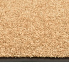 Durvju paklājs, mazgājams, krēmkrāsā, 90x120 cm