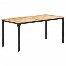 Virtuves galds, 160x80x76 cm, neapstrādāts mango koks