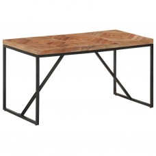 Virtuves galds, 140x70x76 cm, akācijas un mango masīvkoks