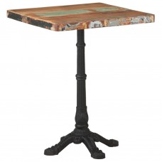 Bistro galds, 60x60x76 cm, pārstrādāts masīvkoks