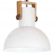 Griestu lampa, industriāls dizains, balta, 25 w, 42 cm, e27