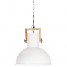 Griestu lampa, industriāls dizains, balta, 25 w, 42 cm, e27