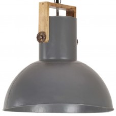 Griestu lampa, industriāls dizains, pelēka, 25 w, 52 cm, e27