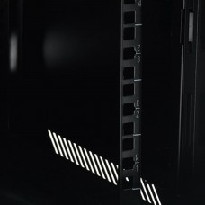 22u servera skapis ar ritenīšiem, 19", ip20, 1050x600x1170 mm