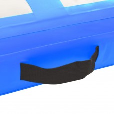 Piepūšams vingrošanas paklājs ar pumpi, 60x100x15 cm, zils pvc