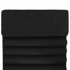 Sauļošanās krēsla matracis, melns zamšs